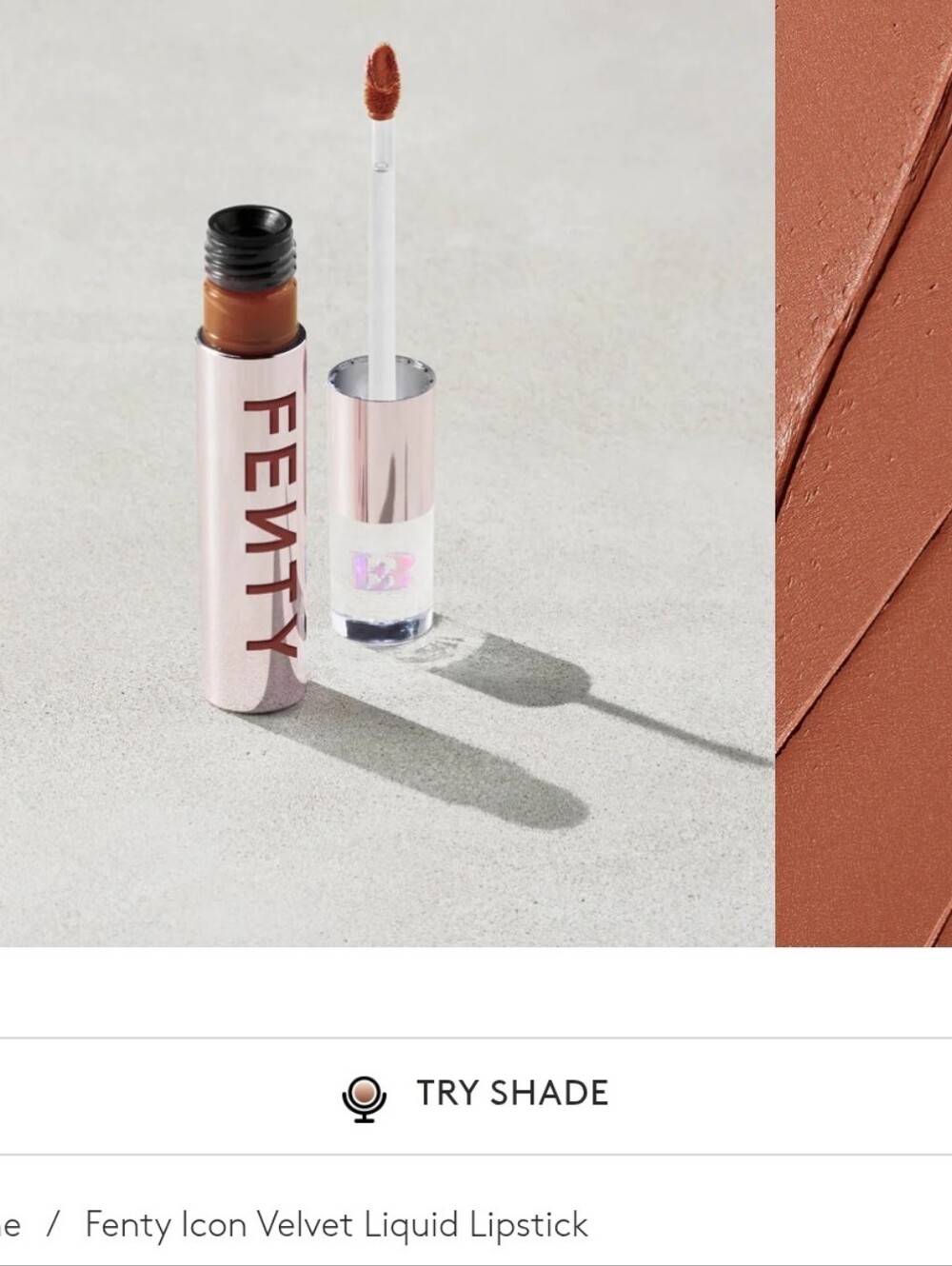 Fenty Beauty Icon Velvet Liquid Lipstick In POW'R THIRSTY